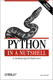 Copertina "Python in a Nutshell"